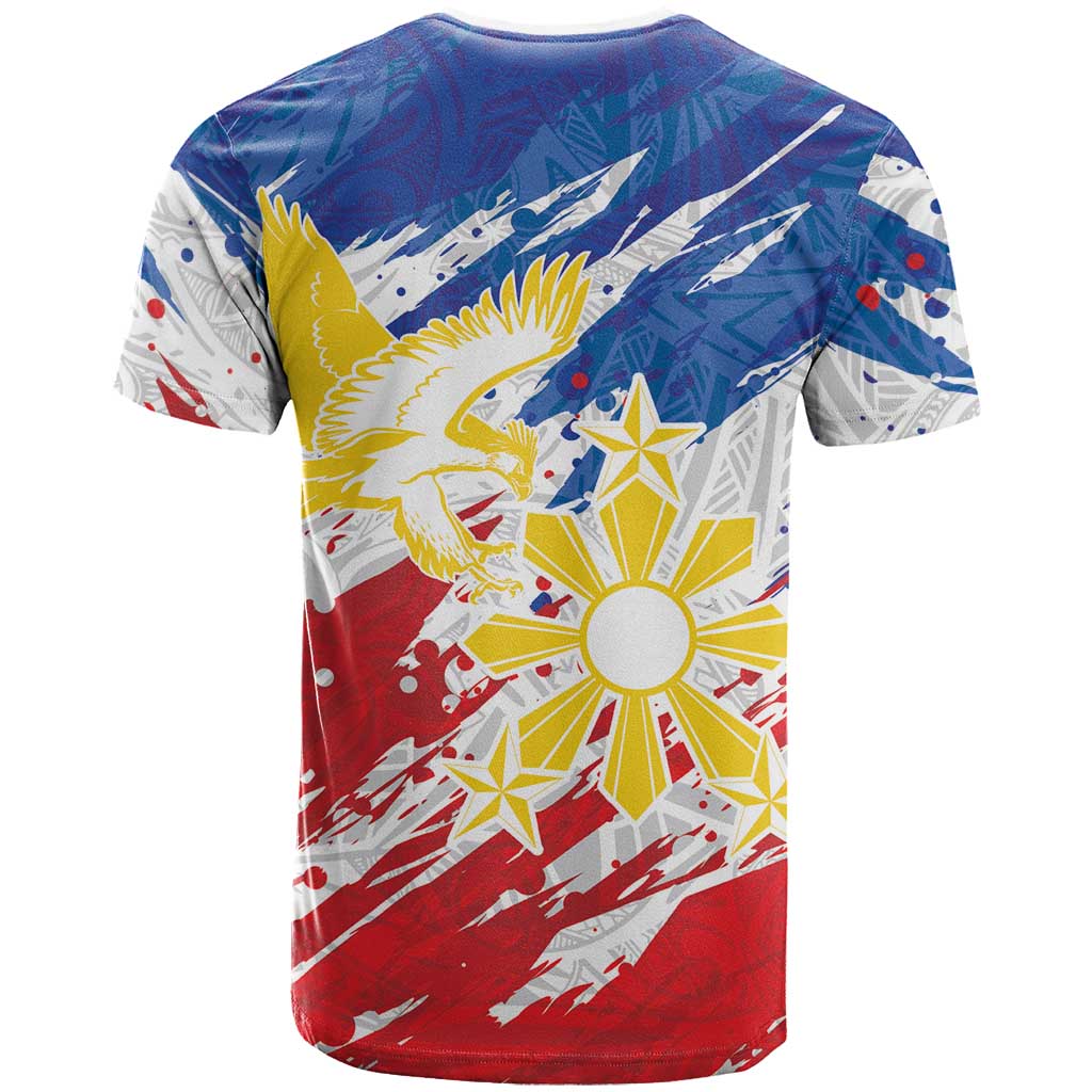 Personalized Filipino Sun and Stars T Shirt Grunge Vibes