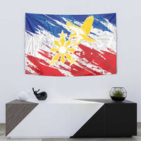 Filipino Sun and Stars Tapestry Grunge Vibes