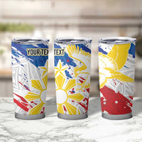 Personalized Filipino Sun and Stars Tumbler Cup Grunge Vibes