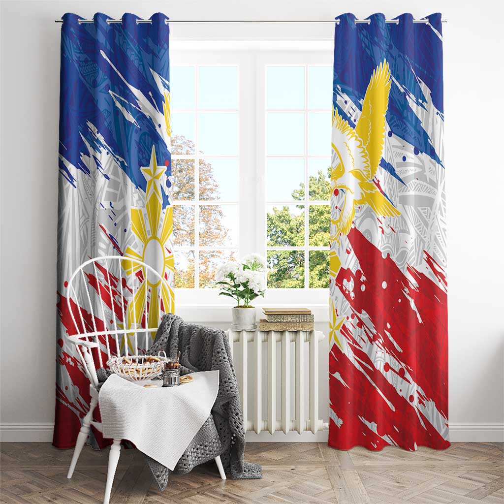 Filipino Sun and Stars Window Curtain Grunge Vibes
