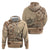 Vaiaso o le Gagana Samoa Hoodie Siapo Motif Beige