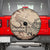 Vaiaso o le Gagana Samoa Spare Tire Cover Siapo Motif Beige