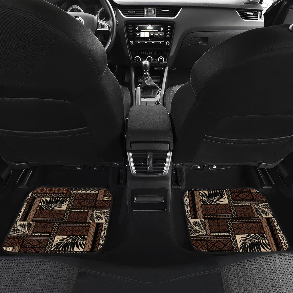 Vaiaso o le Gagana Samoa Car Mats Siapo Motif Black