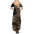 Vaiaso o le Gagana Samoa Summer Maxi Dress Siapo Motif Black