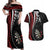 Personalized New Zealand Darts Couples Matching Off Shoulder Maxi Dress and Hawaiian Shirt Kowhaiwhai Whero Koiri - Manaia