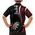 Personalized New Zealand Darts Family Matching Mermaid Dress and Hawaiian Shirt Kowhaiwhai Whero Koiri - Manaia