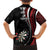 Personalized New Zealand Darts Family Matching Tank Maxi Dress and Hawaiian Shirt Kowhaiwhai Whero Koiri - Manaia