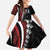Personalized New Zealand Darts Family Matching Tank Maxi Dress and Hawaiian Shirt Kowhaiwhai Whero Koiri - Manaia