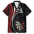 Personalized New Zealand Darts Family Matching Tank Maxi Dress and Hawaiian Shirt Kowhaiwhai Whero Koiri - Manaia
