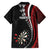 Personalized New Zealand Darts Family Matching Tank Maxi Dress and Hawaiian Shirt Kowhaiwhai Whero Koiri - Manaia