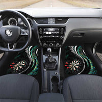 Personalized New Zealand Darts Car Mats Paua Shell Koiri - Manaia