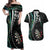 Personalized New Zealand Darts Couples Matching Off Shoulder Maxi Dress and Hawaiian Shirt Paua Shell Koiri - Manaia