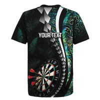 Personalized New Zealand Darts Rugby Jersey Paua Shell Koiri - Manaia