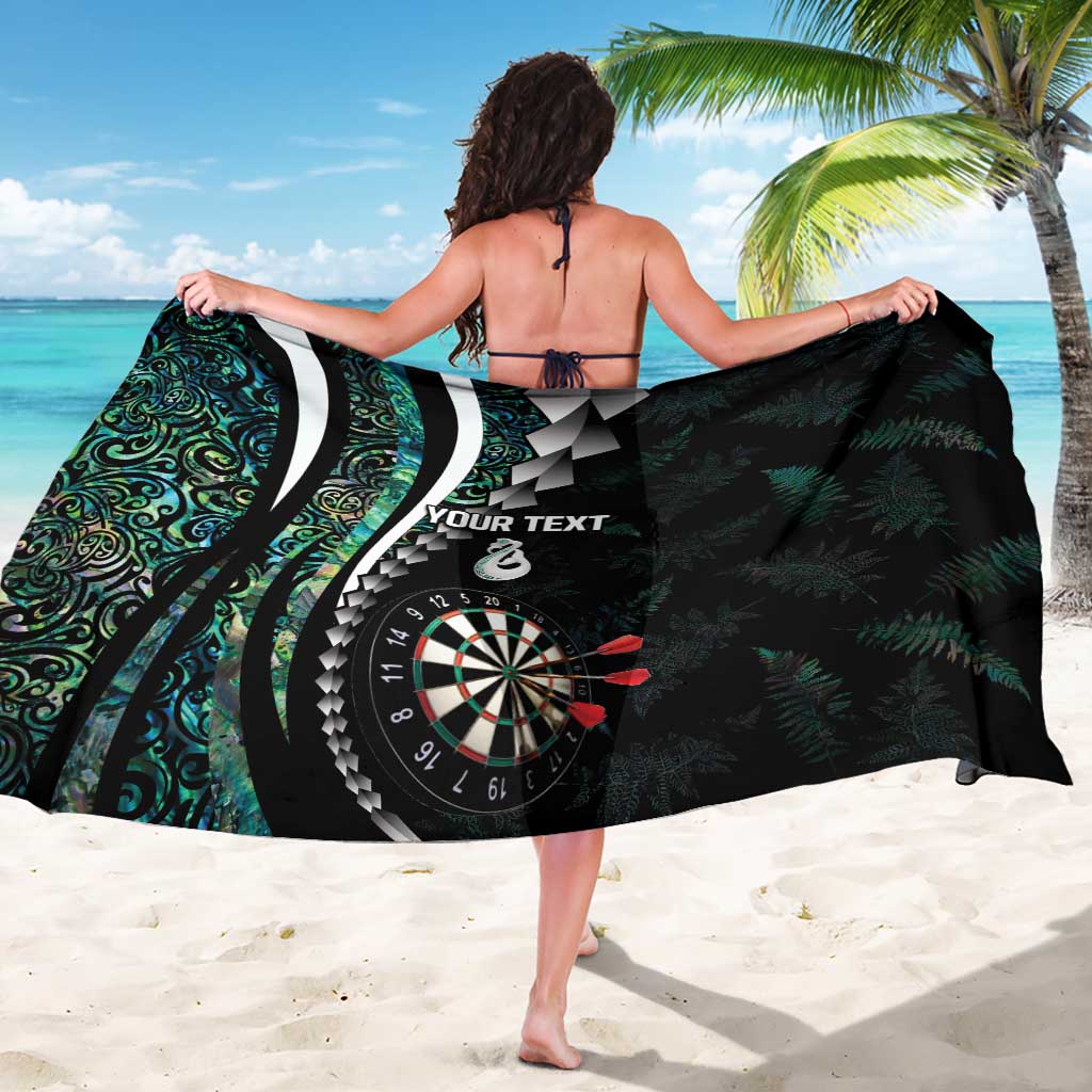Personalized New Zealand Darts Sarong Paua Shell Koiri - Manaia