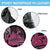Aotearoa Maori Spare Tire Cover Pink Fern Ribbons on Black - Polynesian Pride