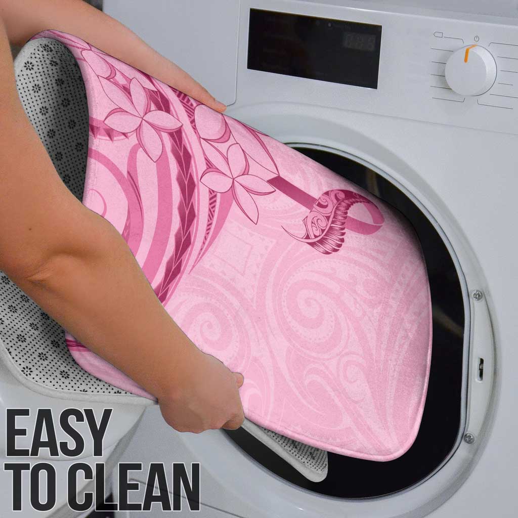 Aotearoa Maori Bathroom Set Pink Fern Ribbons - Polynesian Pride