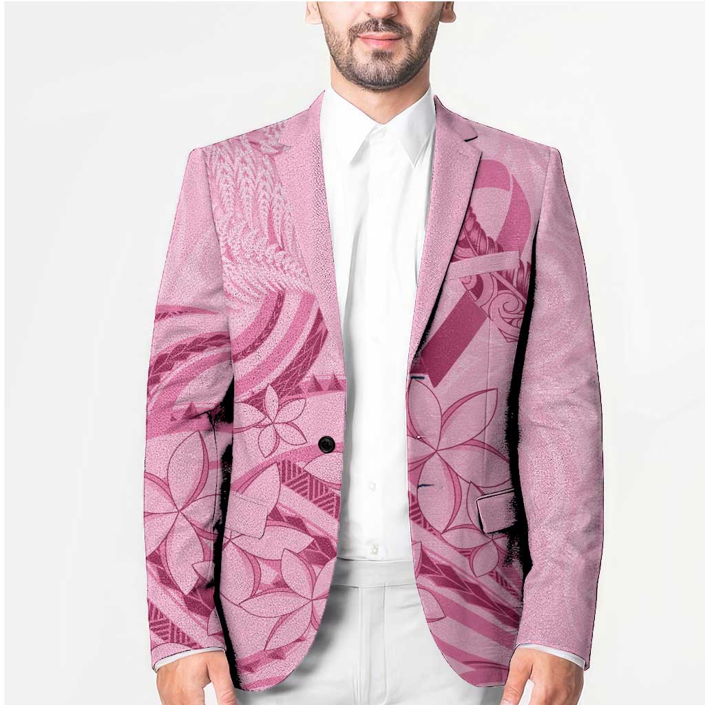 Aotearoa Maori Blazer Pink Fern Ribbons - Polynesian Pride