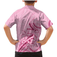 Aotearoa Maori Family Matching Mermaid Dress and Hawaiian Shirt Pink Fern Ribbons LT7 - Polynesian Pride