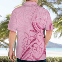 Aotearoa Maori Hawaiian Shirt Pink Fern Ribbons - Polynesian Pride