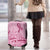 Aotearoa Maori Luggage Cover Pink Fern Ribbons - Polynesian Pride