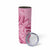 Aotearoa Maori Skinny Tumbler Pink Fern Ribbons - Polynesian Pride