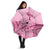 Aotearoa Maori Umbrella Pink Fern Ribbons - Polynesian Pride