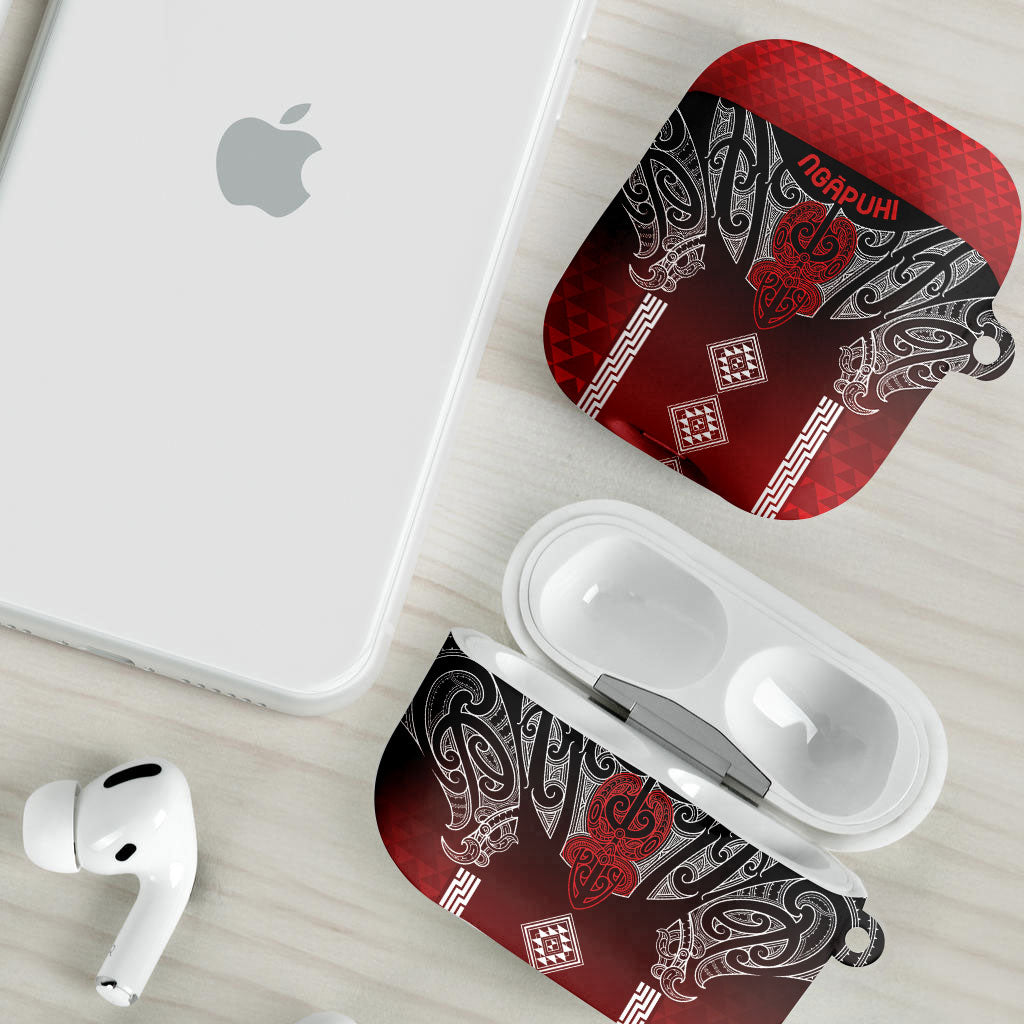 Aotearoa Maori Iwi Heritage AirPods Case Ngapuhi Kokowai LT7 - Polynesian Pride