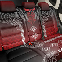 Aotearoa Maori Iwi Heritage Back Car Seat Cover Ngapuhi Kokowai LT7 - Polynesian Pride