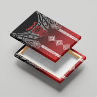 Aotearoa Maori Iwi Heritage Canvas Wall Art Ngapuhi Kokowai LT7 - Polynesian Pride