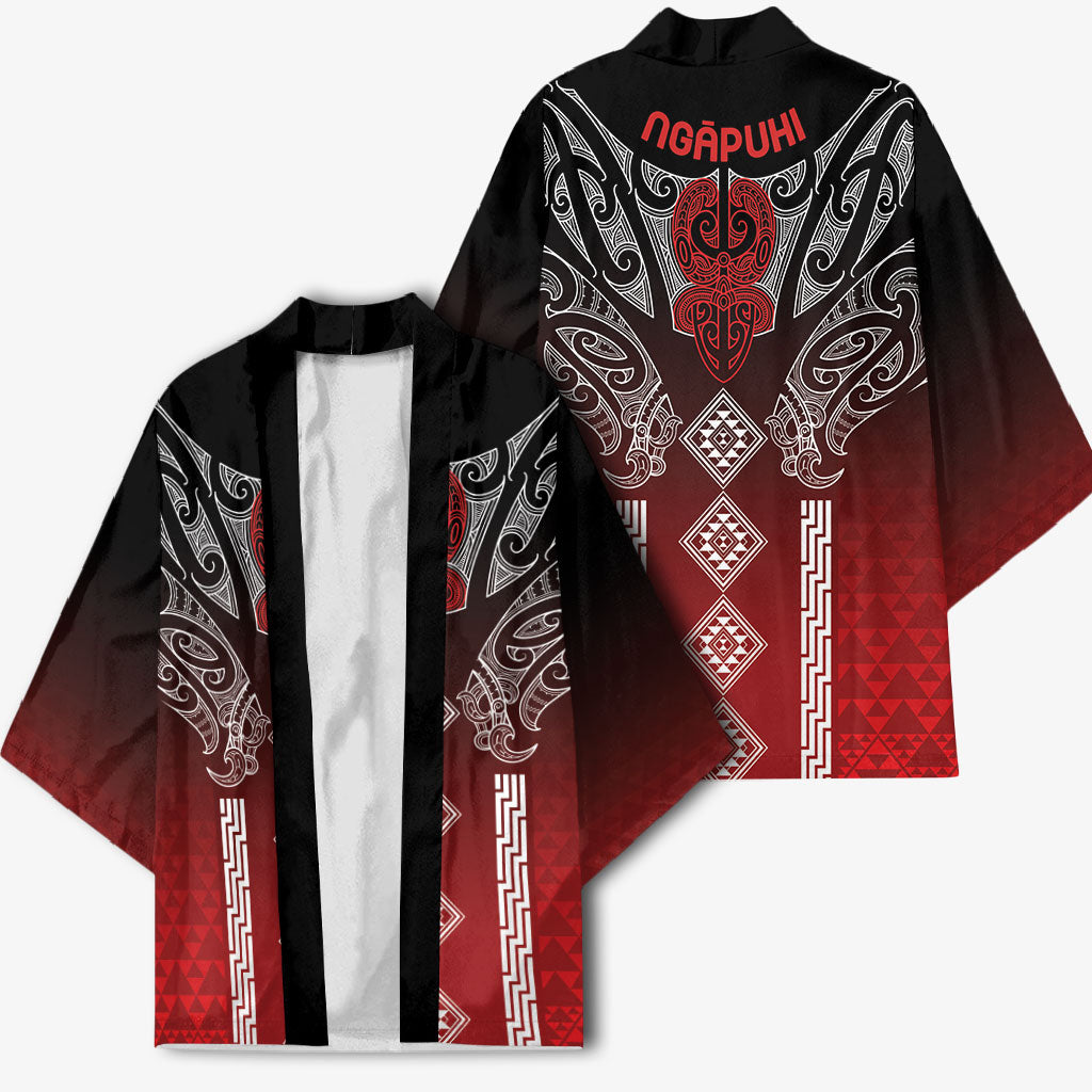Aotearoa Maori Iwi Heritage Kimono Ngapuhi Kokowai LT7 - Polynesian Pride