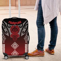 Aotearoa Maori Iwi Heritage Luggage Cover Ngapuhi Kokowai LT7 Red - Polynesian Pride