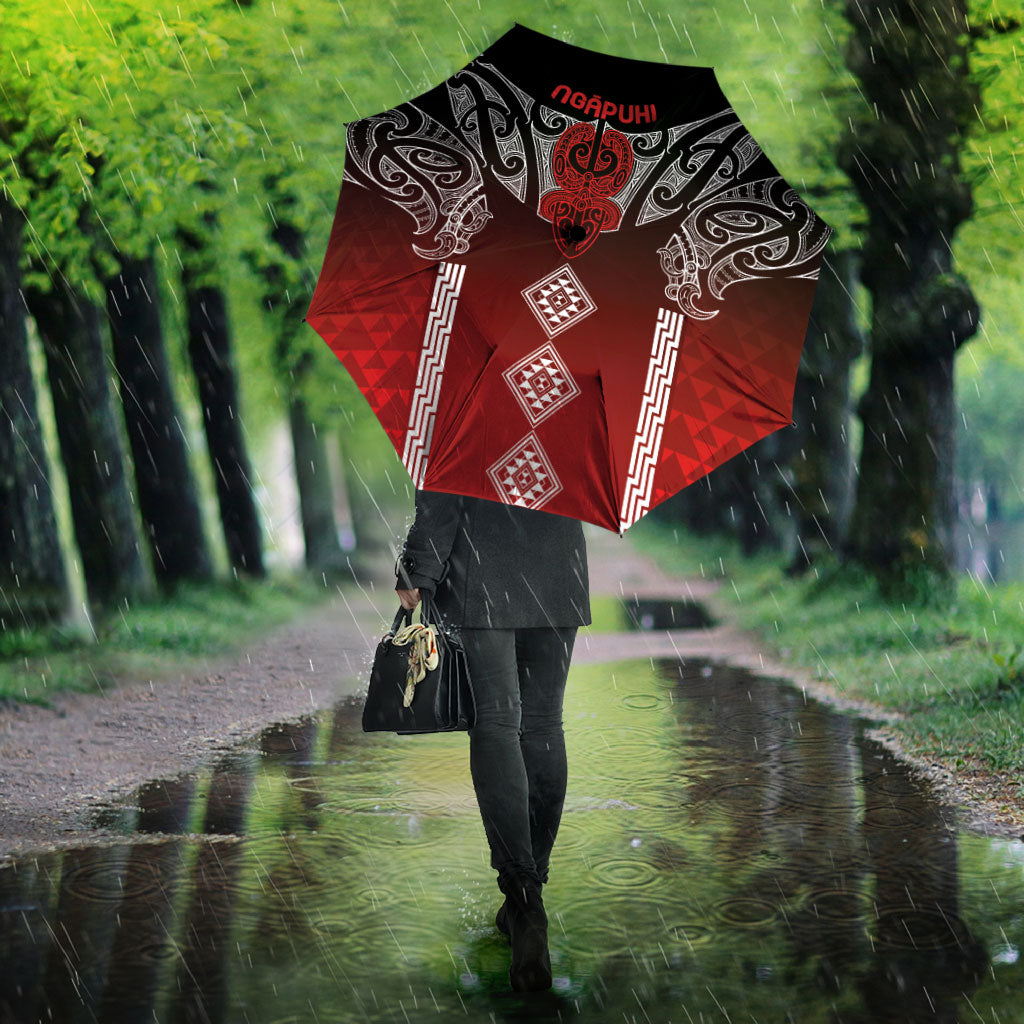 Aotearoa Maori Iwi Heritage Umbrella Ngapuhi Kokowai LT7 - Polynesian Pride