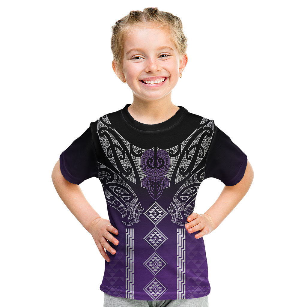 Aotearoa Maori Iwi Heritage Kid T Shirt Ngati Porou Waiporoporo