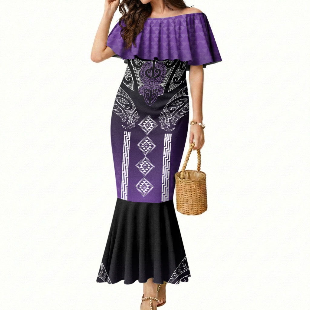 Aotearoa Maori Iwi Heritage Mermaid Dress Ngati Porou Waiporoporo