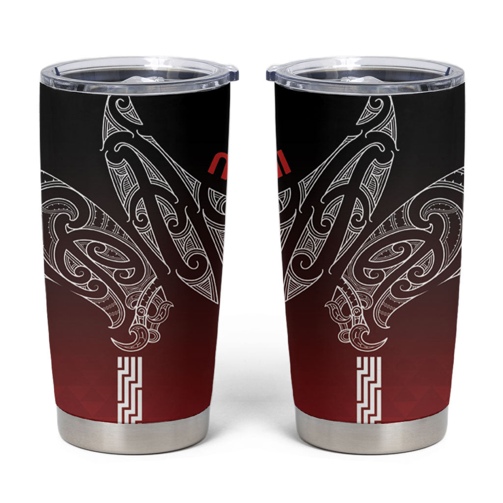 Aotearoa Maori Iwi Heritage Tumbler Cup Ngati Porou Waiporoporo LT7 Purple - Polynesian Pride