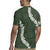 Hawaii Aloha Rugby Jersey Sage Quilt Patch Work Mix Plumeria Lei