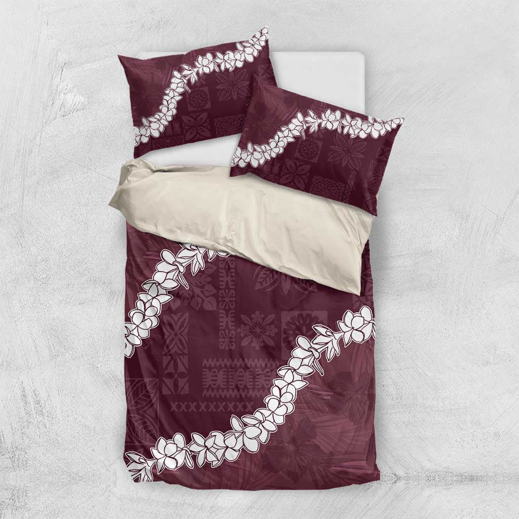 Hawaii Aloha Bedding Set Champange Quilt Patch Work Mix Plumeria Lei