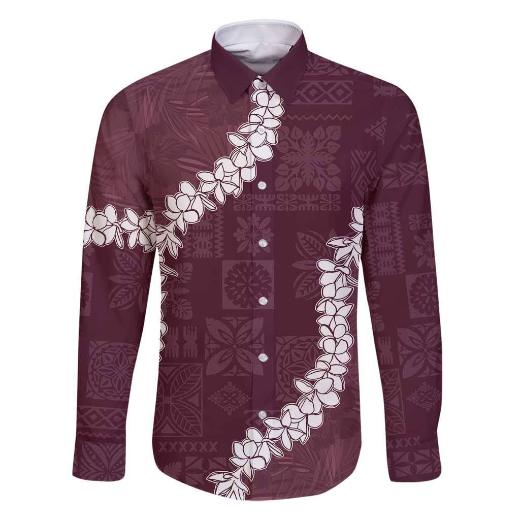 Hawaii Aloha Family Matching Off Shoulder Maxi Dress and Hawaiian Shirt Champange Quilt Patch Work Mix Plumeria Lei