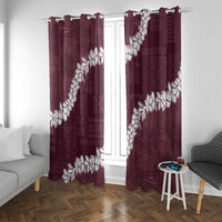 Hawaii Aloha Window Curtain Champange Quilt Patch Work Mix Plumeria Lei