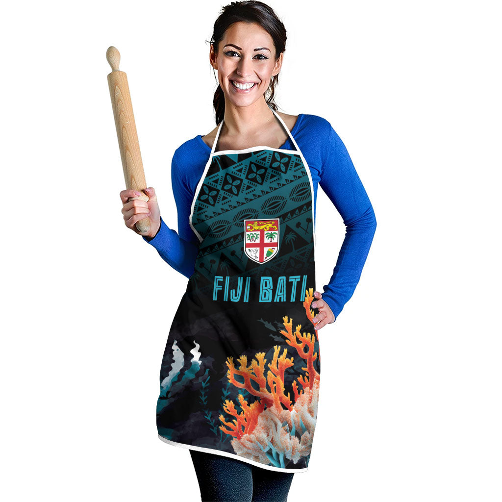 Fiji Bati Rugby Viti Masi Apron Coral Motifs LT7 - Polynesian Pride