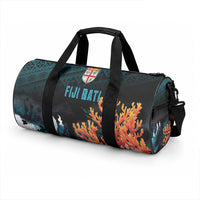 Fiji Bati Rugby Viti Masi Duffle Bag Coral Motifs LT7 - Polynesian Pride