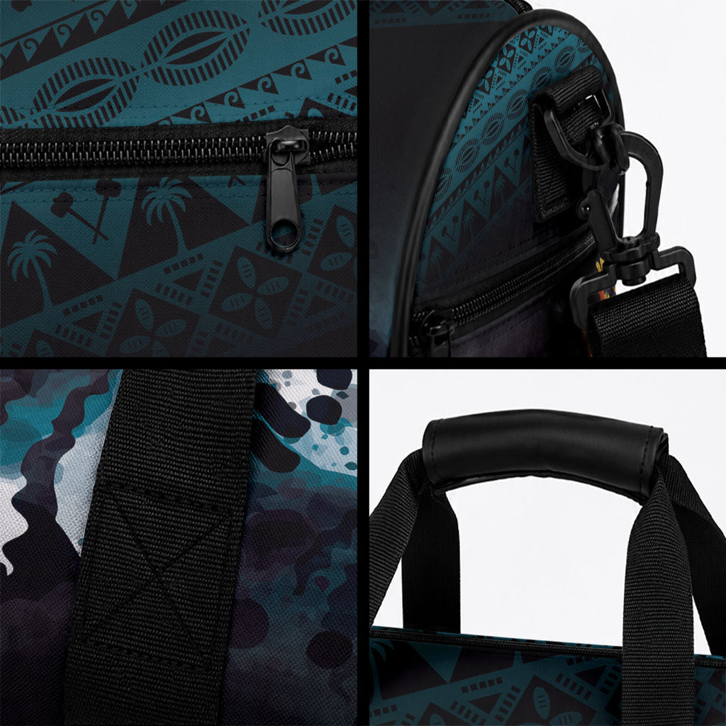 Fiji Bati Rugby Viti Masi Duffle Bag Coral Motifs LT7 - Polynesian Pride
