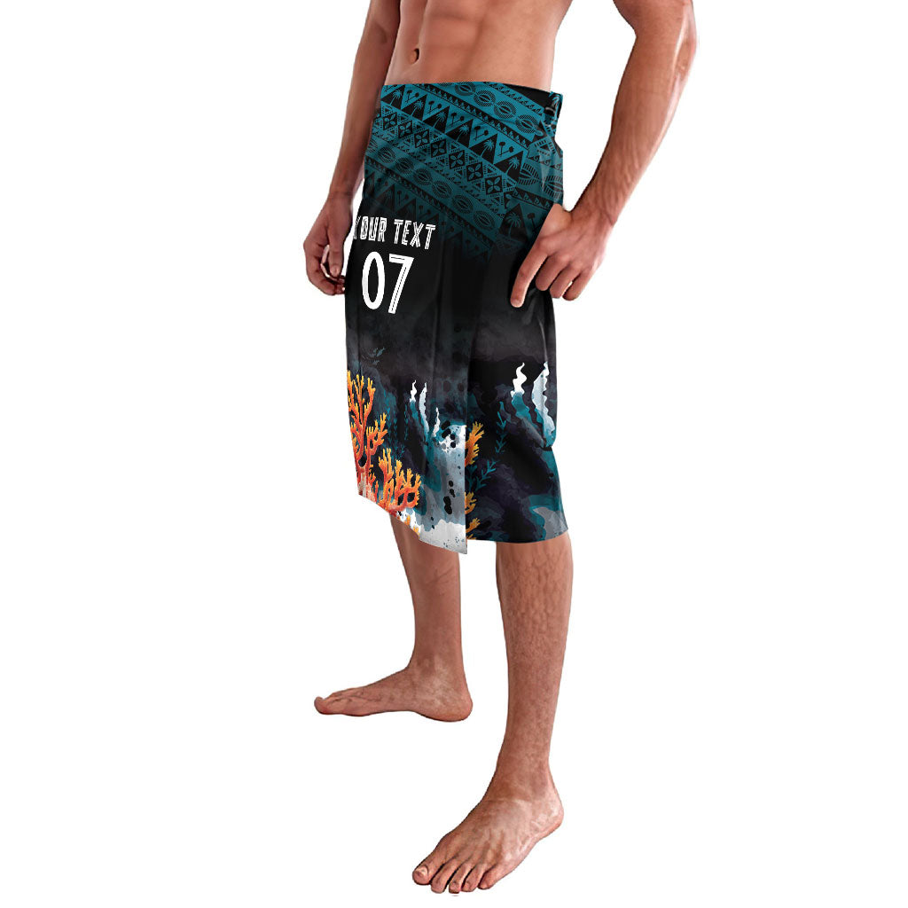 Fiji Bati Rugby Custom Viti Masi Lavalava Coral Motifs LT7 - Polynesian Pride