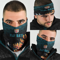 Fiji Bati Rugby Viti Masi Neck Gaiter Coral Motifs LT7 - Polynesian Pride