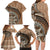 Tonga Ngatu Family Matching Long Sleeve Bodycon Dress and Hawaiian Shirt Tokelau Classic Motifs LT7 - Polynesian Pride