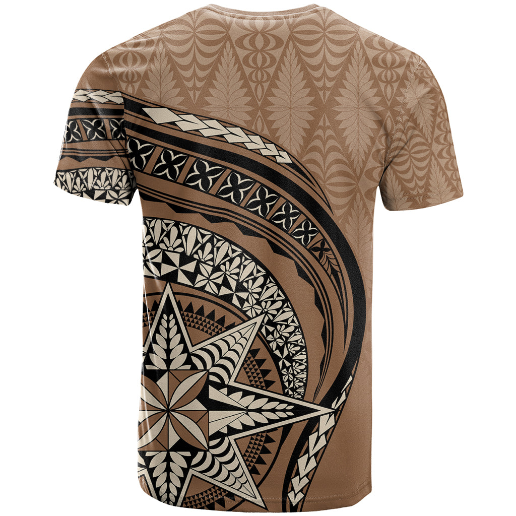 Tonga Ngatu T Shirt Tokelau Classic Motifs LT7 - Polynesian Pride