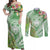 Aloha Molokai Island Couples Matching Off Shoulder Maxi Dress and Long Sleeve Button Shirt Hawaii Pua Kukui