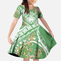 Aloha Molokai Island Family Matching Long Sleeve Bodycon Dress and Hawaiian Shirt Hawaii Pua Kukui