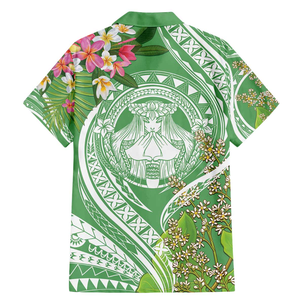 Aloha Molokai Island Family Matching Off The Shoulder Long Sleeve Dress and Hawaiian Shirt Hawaii Pua Kukui