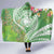 Aloha Molokai Island Hooded Blanket Hawaii Pua Kukui